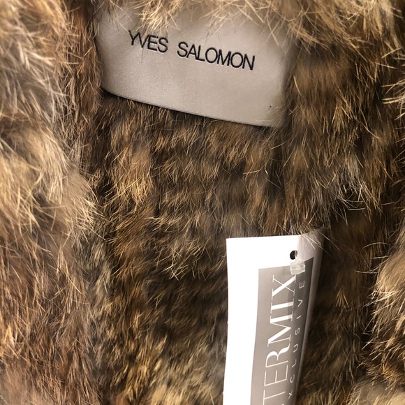Yves Salomon rabbit fur vest - Picture 4 of 5